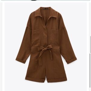 Brown Zara Romper